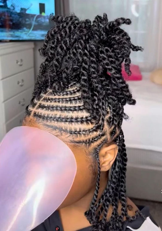 Three strand hair braids
