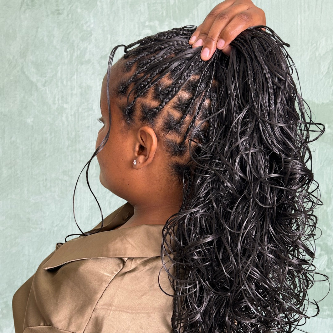 French Curls Braids Karim Salon & Spa