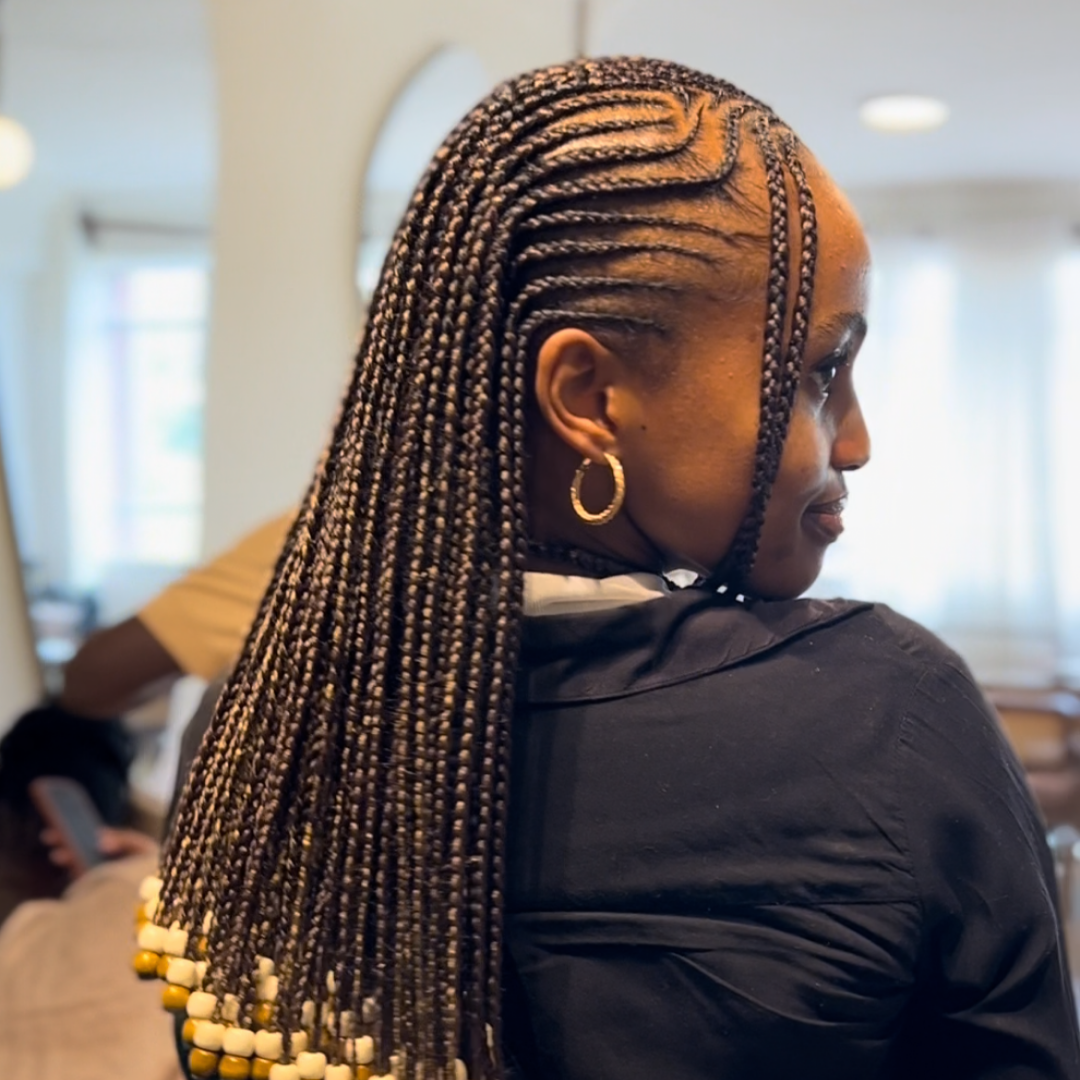 Fulani braids Karim SalonandSpa