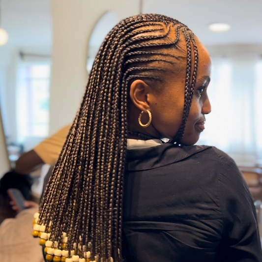 Fulani braids Karim SalonandSpa