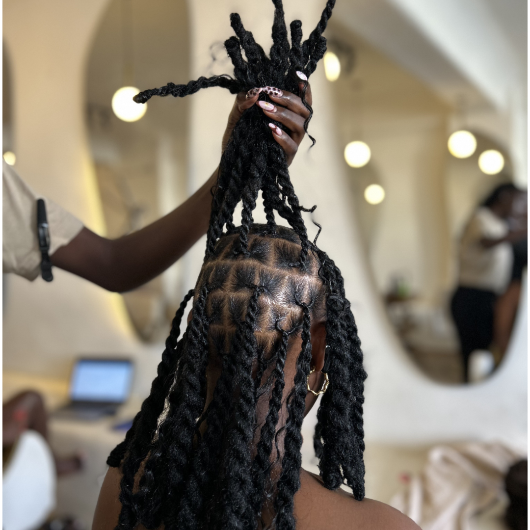 Invisible Twist Locs Karim Salon & Spa