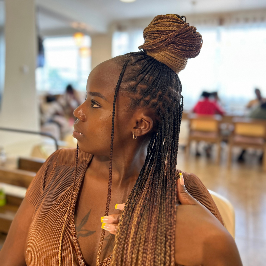 Ombre Braids Karim Salon & Spa