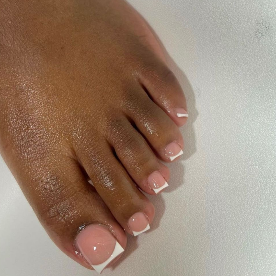 Pedicure + Gel + French Tips Karim Salon & Spa