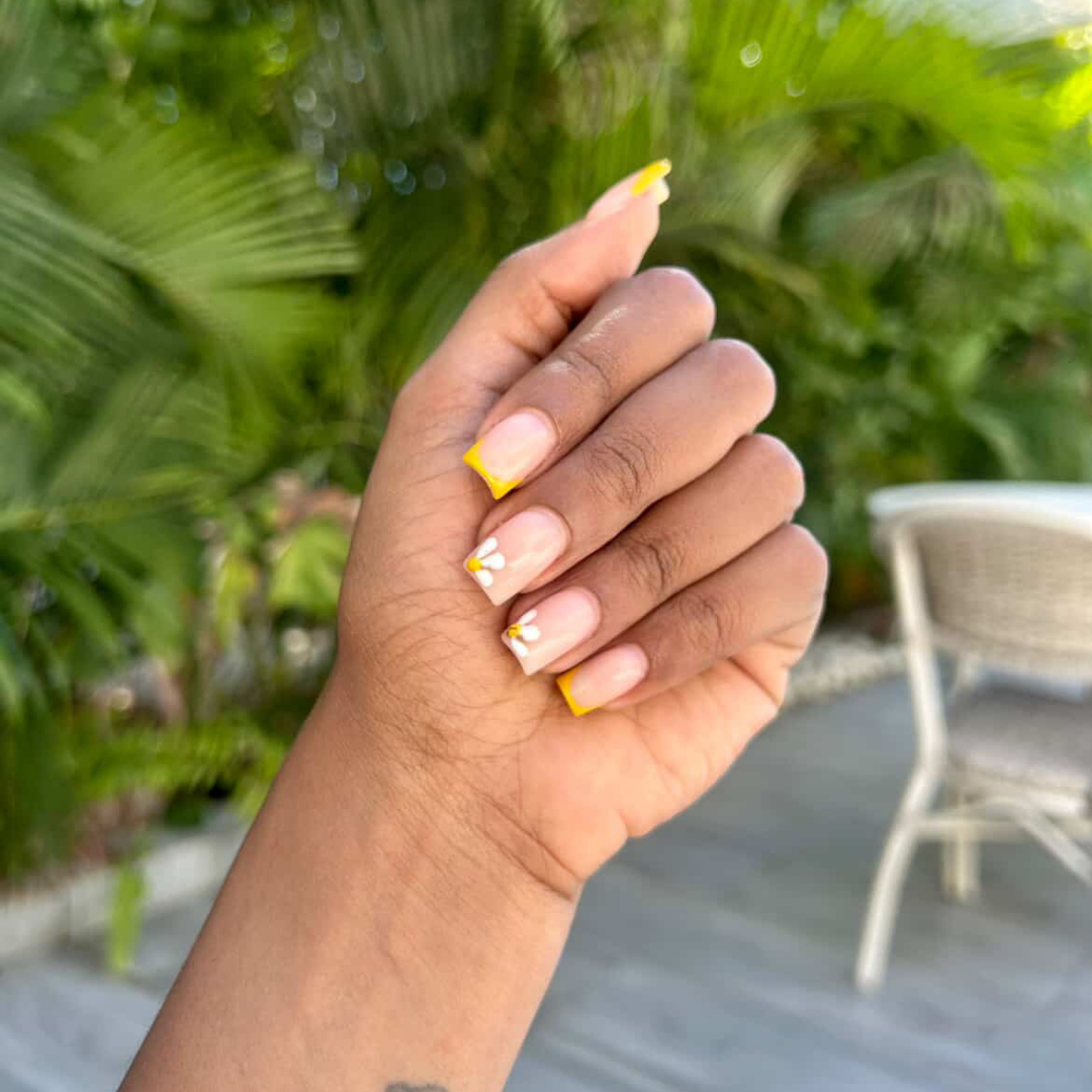 Stick-On Tips with Gel Karim Salon & Spa