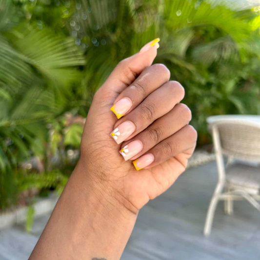 Stick-On Tips with Gel Karim Salon & Spa