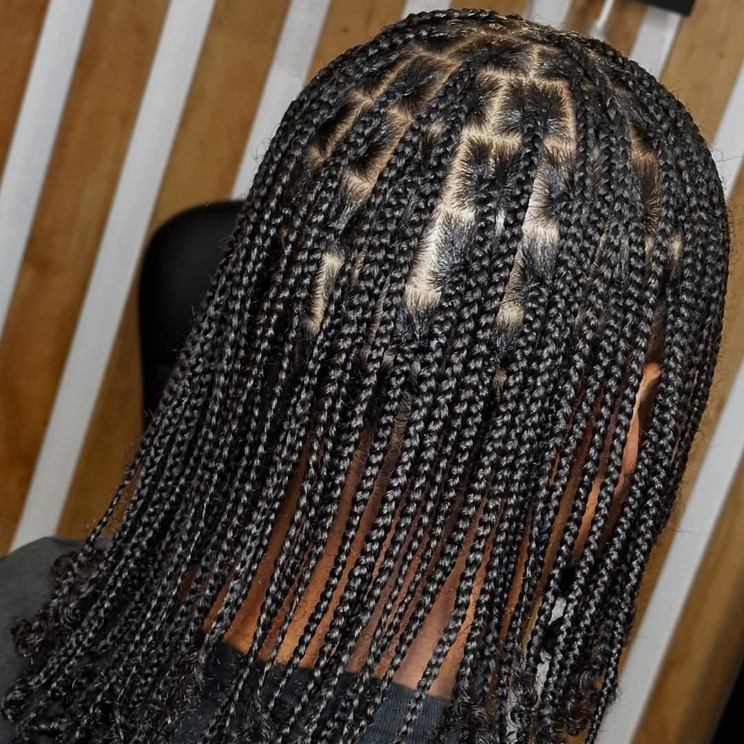 Three Strand Braids Karim Salon & Spa
