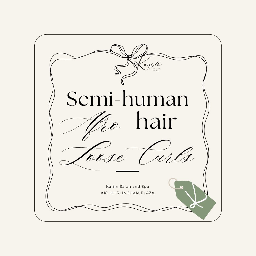 Afro Fulani Loose Curl Karim SalonandSpa